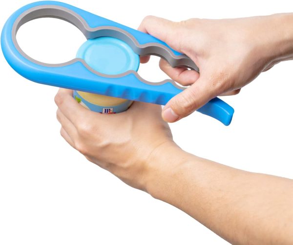 Bloss Anti-Skid Jar Opener: Effortless Lid Removal for Seniors and Small Hands