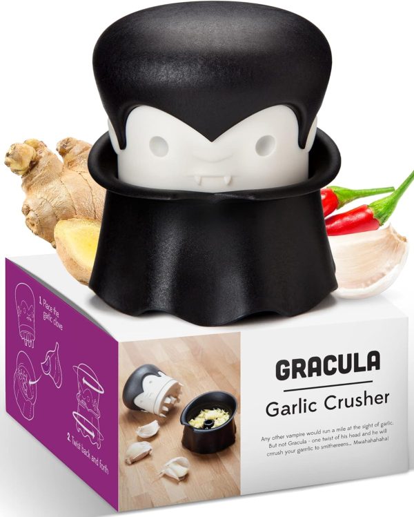 Effortless Garlic and Ginger Mincing with OTOTO Gracula Crusher and Peeler