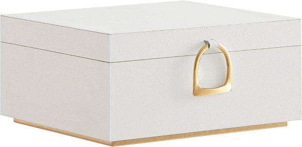 Elegant 2-Layer Jewelry Box with Removable Tray - Perfect Christmas Gift