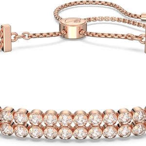 Elegant SWAROVSKI Subtle Bracelet Collection with Clear Crystals for Timeless Style