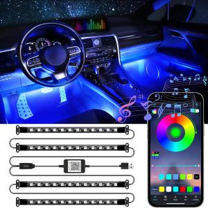 Enhance Your Drive with LivTee Smart RGB Interior Car Lights and App Control