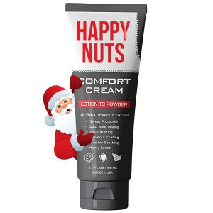 Happy Nuts Comfort Cream Deodorant for Men: Anti-Chafing, Aluminum-Free Odor Control