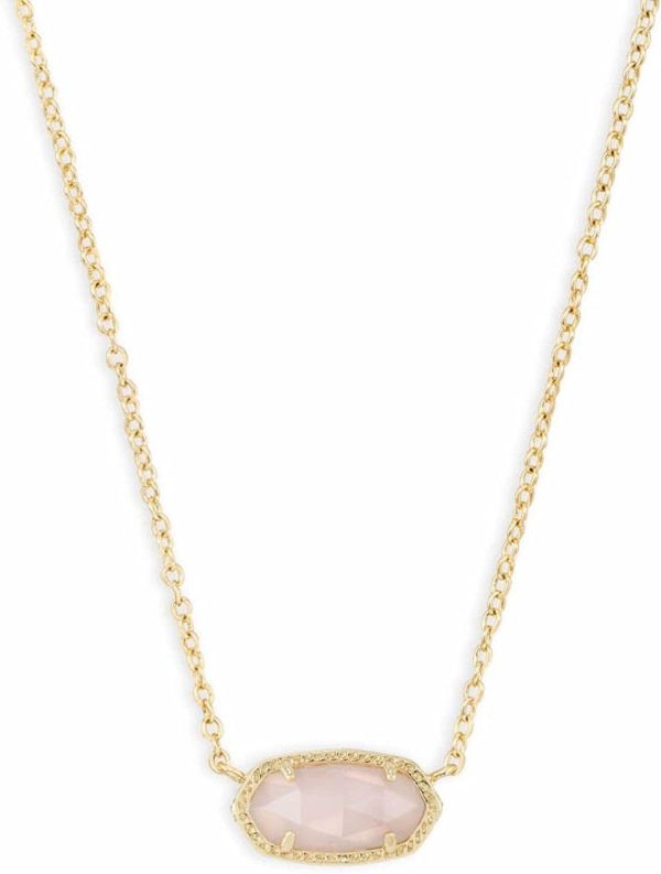 Kendra Scott Elisa Pendant Necklace: Elegant 14k Gold-Plated Fashion Jewelry for Women