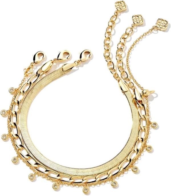 Kendra Scott Kassie Set: Stylish Chain Bracelets for Women's Fashion Jewelry