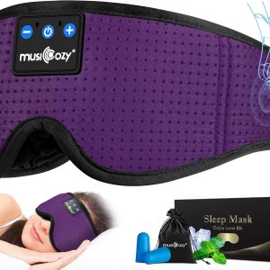 MUSICOZY Bluetooth Sleep Mask: Perfect Gift for Side Sleepers and Music Lovers