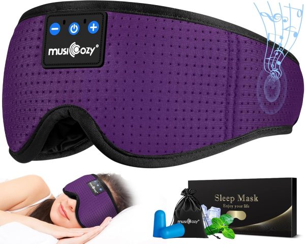 MUSICOZY Bluetooth Sleep Mask: Perfect Gift for Side Sleepers and Music Lovers