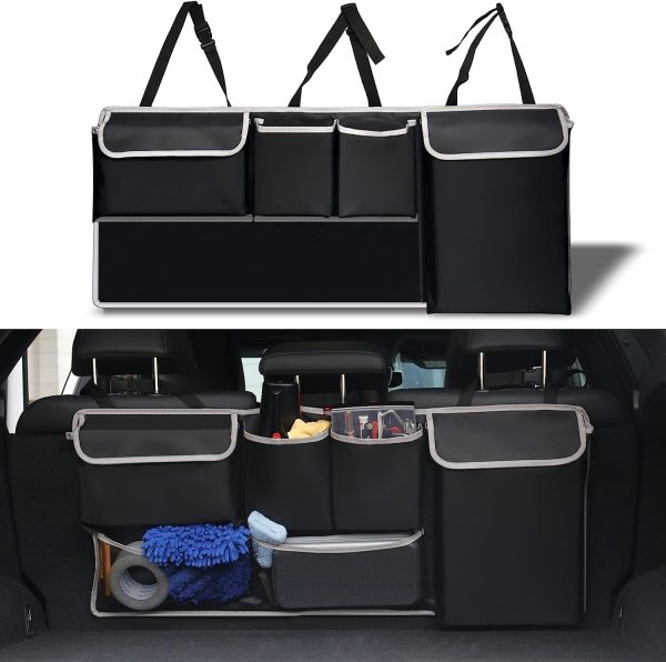 Maximize SUV Storage with UYYE Trunk Hanging Organizer & Backseat Bag