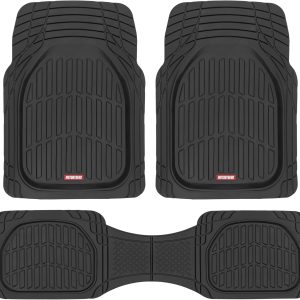 Motor Trend FlexTough Floor Mats: All-Weather, Waterproof, Trim-To-Fit Car Accessories