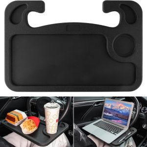 Multipurpose Car Steering Wheel Desk for Laptop and Travel Accessories