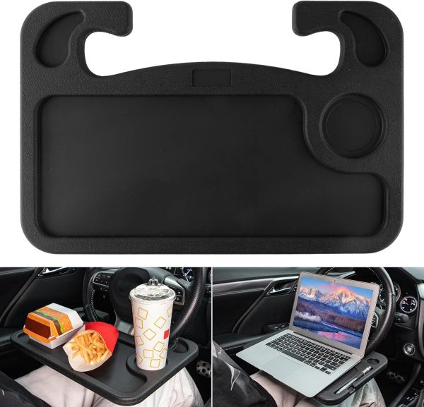 Multipurpose Car Steering Wheel Desk for Laptop and Travel Accessories