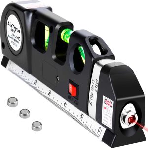 Multipurpose Laser Level Kit for Precise Picture Hanging and Cabinet Installation