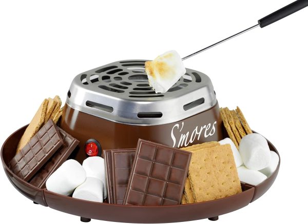 Nostalgia Indoor Electric S'mores Maker for Perfect Movie Night Treats