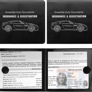 Organize Your Car Documents with Ziciner 2Pack Auto Card Organizer for Vehicles