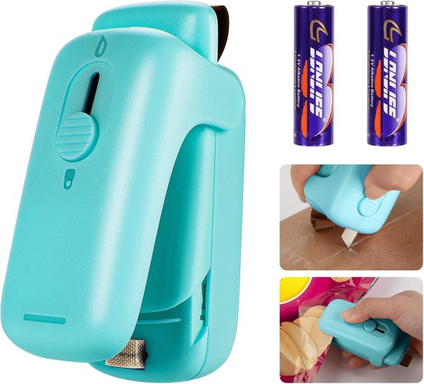 Portable Mini Kenossion Chip Bag Sealer: Keep Snacks Fresh Anytime, Anywhere