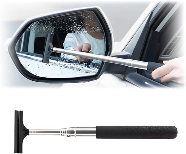 Portable Retractable Auto Glass Squeegee for All Vehicles - Car Cleaning Tool