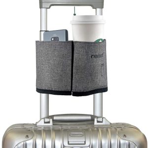 Riemot Luggage Travel Cup Holder - Perfect for Travelers and Flight Attendants