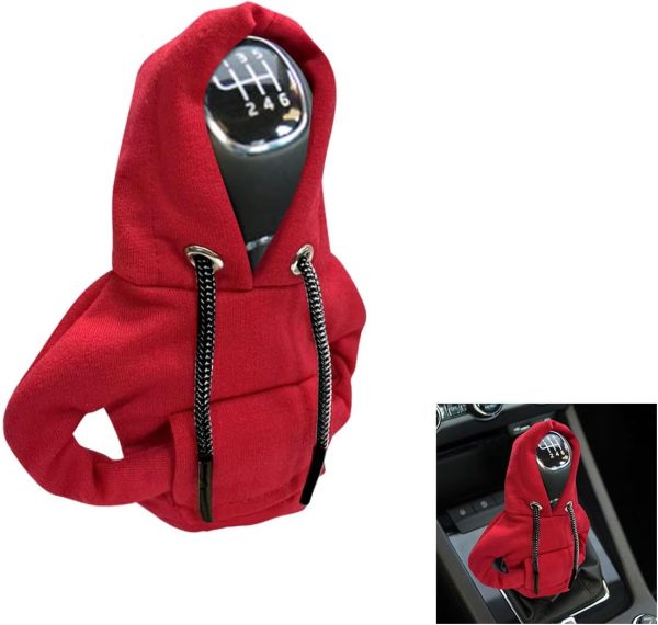 Stylish Car Gear Shift Hoodie: Trendy Knob Cover for Auto Interiors