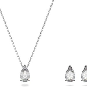 Swarovski Attract Jewelry Set: Stunning Blue and Clear Crystal Collection