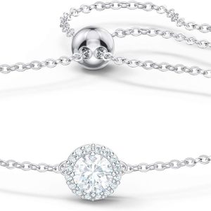 Swarovski Una Angelic Bracelet: Elegant Cushion Cut Crystal Collection