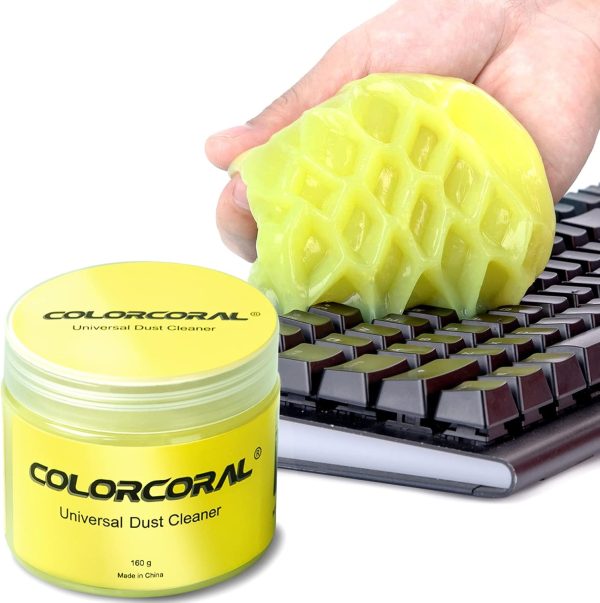 Universal Dust Cleaner Gel for Electronics, Keyboards, and Car Detailing