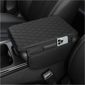 Upgrade Your Car's Interior with Microfiber Leather Armrest Cover and Storage Bags