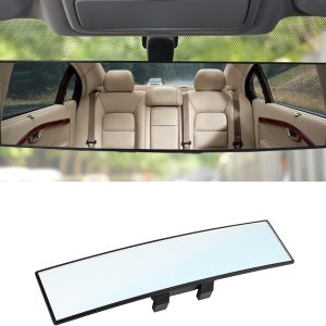 Upgrade Your Drive with 12-Inch Shock Resistant Panoramic Car Rearview Mirror