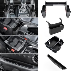 Upgrade Your Jeep Wrangler JL & Gladiator JT with 4PCS Console Organizer