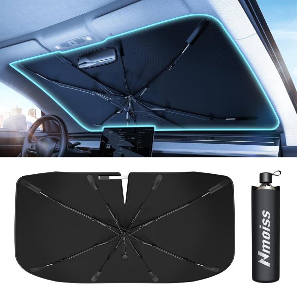 2024 Nmoiss Windshield Sun Shade Umbrella: Ultimate Car Protection from Heat