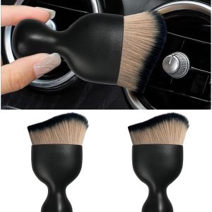 2PCS Soft Scratch-Free Car Interior Dust Brushes for Auto Detailing