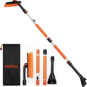 AstroAI 62.4" Ice Scraper & Snow Brush for Cars - Perfect Christmas Gift