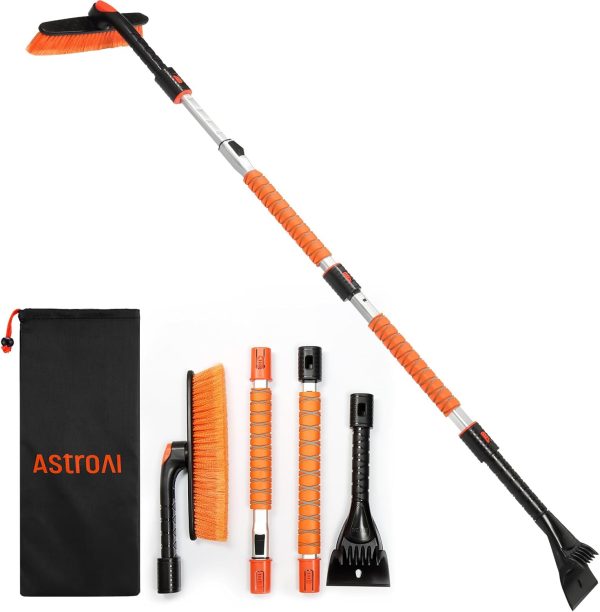 AstroAI 62.4" Ice Scraper & Snow Brush for Cars - Perfect Christmas Gift