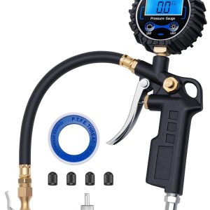 AstroAI Digital Tire Pressure Gauge with Inflator - 250 PSI Heavy Duty Accessories