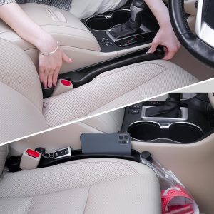 Car Seat Gap Filler Set: Soft Foam Organizer for SUVs & Trucks