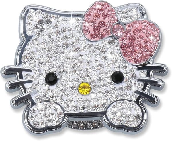 Cute Crystal Rhinestone Push to Start Button Cover for Stylish Women’s Cars