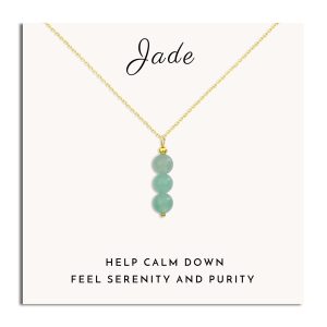 Dainty Jade Necklace for Women: Perfect Birthday and Stocking Stuffer Gift