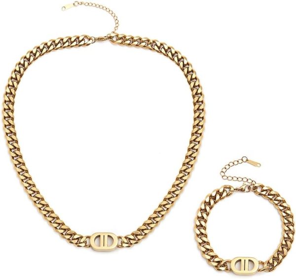 Elegant 18K Gold Jewelry Set for Women: Perfect Gift for Any Occasion