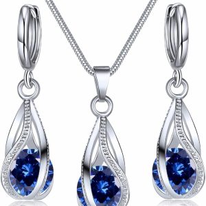 Elegant IFKM Silver Jewelry Sets for Women - Perfect Bridal Accessories