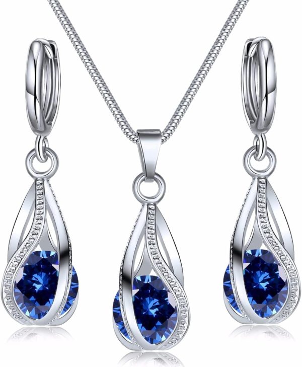 Elegant IFKM Silver Jewelry Sets for Women - Perfect Bridal Accessories