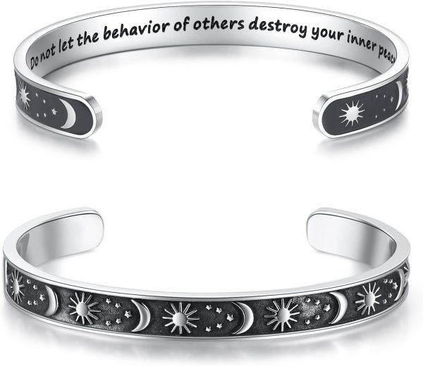 Inspirational Stainless Steel Bracelets: Personalized Gifts for Women and Teens