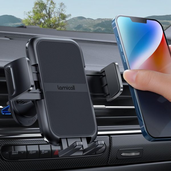 Lamicall 2024 Car Phone Holder: Ideal for Thick Cases and iPhone Pro Max