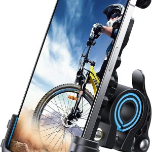 Lamicall Bike Phone Holder: Secure Mount for iPhone and Android Smartphones