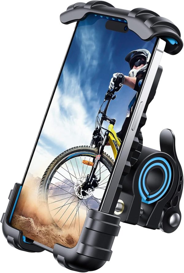 Lamicall Bike Phone Holder: Secure Mount for iPhone and Android Smartphones