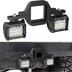 Nilight 2 Pcs 4 Inch 60W LED Pods for Trucks and ATVs