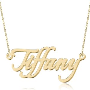 Personalized Name Necklace: Customizable, Handmade Gift for Women in 14 Fonts