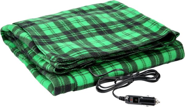 Stay Warm Anywhere: 12-Volt Heated Blanket for Cars and RVs