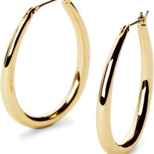 Stylish Ana Luisa Gold Hoop Earrings: Hypoallergenic, Water-Resistant, Tarnish-Free