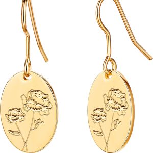 Trendy Gold Dangle Earrings for Women - Minimalist 14K Boho Jewelry