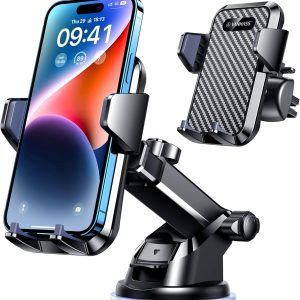 Ultimate 2024 Car Phone Mount: Strongest Suction for iPhone & Samsung