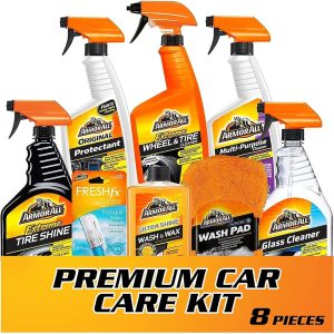 Ultimate Armor All Premier Car Care Kit: Wax, Wash, Clean & Freshen Up