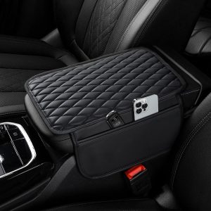 Upgrade Your Car Interior with Ouzorp Microfiber Leather Armrest Cover